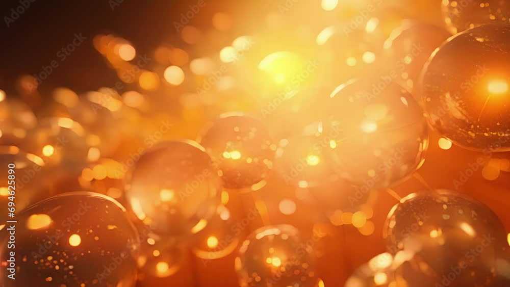 Poster closeup of the intense brightness and heat emanating from the core, as atoms merge and release immen