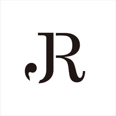 Print JR logo design for your name and product