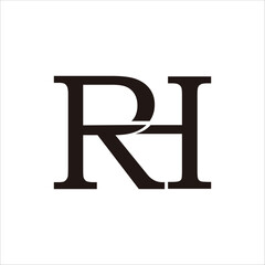 Print HR logo design for your name and product