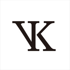 Print VK logo design for your name and product