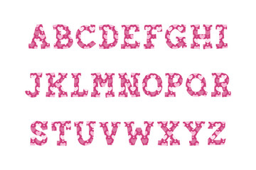 Versatile Collection of Eternal Love Alphabet Letters for Various Uses