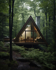 Architector, house design, Cabin, New York state