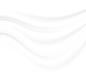 Abstract background with white fabric stripes. Vector illustration.