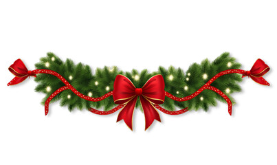 christmas decoration on a transparent background.