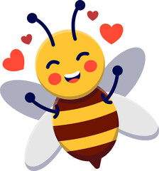 Vector Bee Cute Illustration