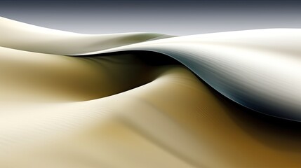 A calm, relaxing sand dune illustration	