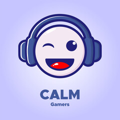 Cute character design of a calm gamers