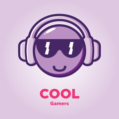 Cute character design of a cool gamers