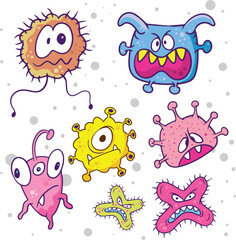 bacteria and viruses