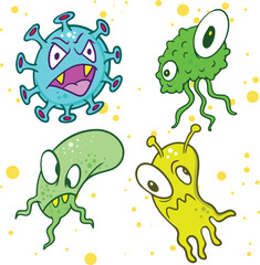 bacteria and viruses