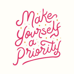 Vector inspirational hand lettering quotes