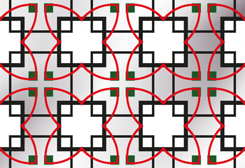 seamless pattern with squares.    Seamless abstract chain pattern  . Geometric texture. Repeated printing. A seamless background.