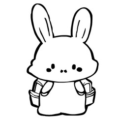 rabbit vector illustration icon