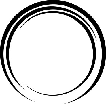 recommend clip art: 流線の円フレーム素材3