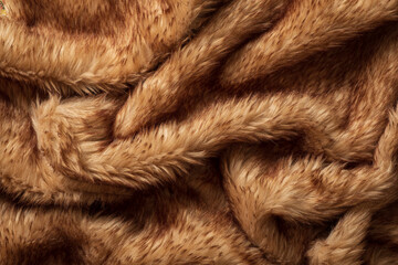 Close up photograph of a natural fur piece