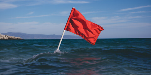 Navigating the Tides: Unraveling the Significance of Red Flags on Coastal Horizons