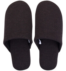 Dark brown slippers