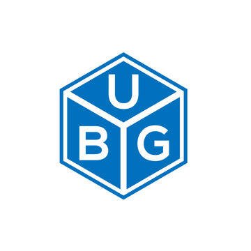 UBG letter logo design on white background. UBG creative initials letter logo concept. UBG letter design.
