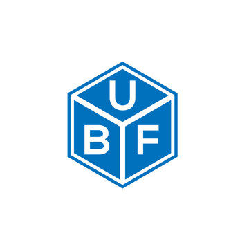 UBF letter logo design on white background. UBF creative initials letter logo concept. UBF letter design.
