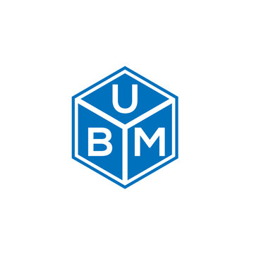 UBM letter logo design on white background. UBM creative initials letter logo concept. UBM letter design.
