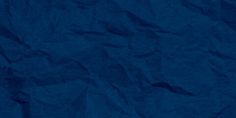 Dark ink blue paper crumpled. Crumpled dark blue paper texture background. paper texture, crumpled...