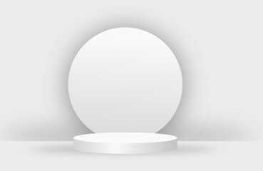 white background for product showcase and presentation