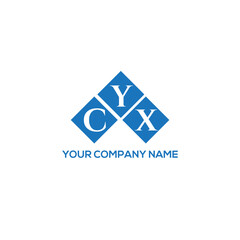 YCX letter logo design on white background. YCX creative initials letter logo concept. YCX letter design.
