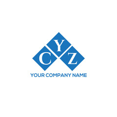 YCZ letter logo design on white background. YCZ creative initials letter logo concept. YCZ letter design.
