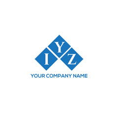 YIZ letter logo design on white background. YIZ creative initials letter logo concept. YIZ letter design.
