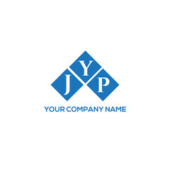 YJP letter logo design on white background. YJP creative initials letter logo concept. YJP letter design.
