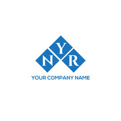 Fototapeta premium YNR letter logo design on white background. YNR creative initials letter logo concept. YNR letter design. 