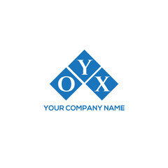 Fototapeta premium YOX letter logo design on white background. YOX creative initials letter logo concept. YOX letter design. 