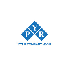 YPR letter logo design on white background. YPR creative initials letter logo concept. YPR letter design.
