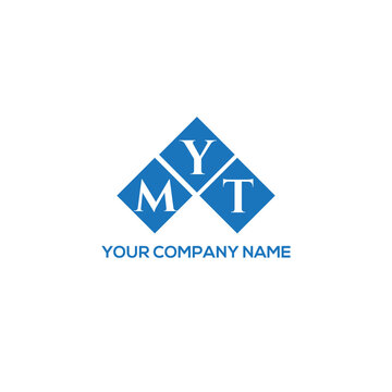 YMT letter logo design on white background. YMT creative initials letter logo concept. YMT letter design.
