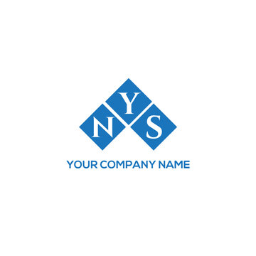YNS letter logo design on white background. YNS creative initials letter logo concept. YNS letter design.
