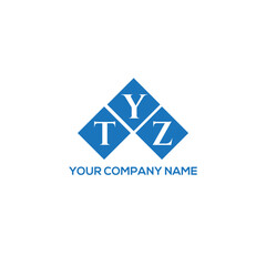 Obraz premium YTZ letter logo design on white background. YTZ creative initials letter logo concept. YTZ letter design. 
