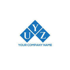 Fototapeta premium YUZ letter logo design on white background. YUZ creative initials letter logo concept. YUZ letter design. 