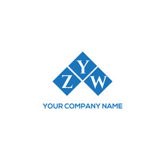 Naklejka premium YZW letter logo design on white background. YZW creative initials letter logo concept. YZW letter design. 