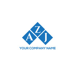 Fototapeta premium ZAJ letter logo design on white background. ZAJ creative initials letter logo concept. ZAJ letter design. 