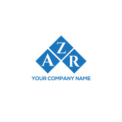 Fototapeta premium ZAR letter logo design on white background. ZAR creative initials letter logo concept. ZAR letter design. 
