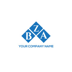 ZBA letter logo design on white background. ZBA creative initials letter logo concept. ZBA letter design.

