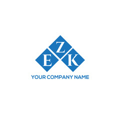 ZEK letter logo design on white background. ZEK creative initials letter logo concept. ZEK letter design.
