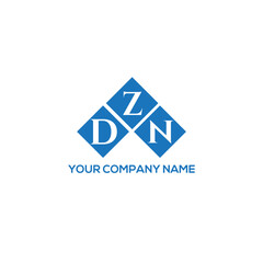 ZDN letter logo design on white background. ZDN creative initials letter logo concept. ZDN letter design.
