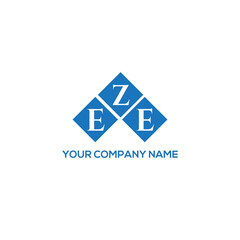 ZEE letter logo design on white background. ZEE creative initials letter logo concept. ZEE letter design.
