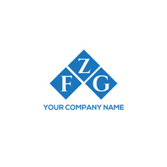 ZFG letter logo design on white background. ZFG creative initials letter logo concept. ZFG letter design.
