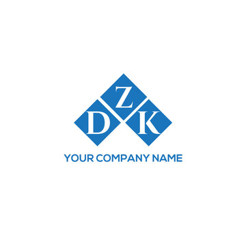 ZDK letter logo design on white background. ZDK creative initials letter logo concept. ZDK letter design.
