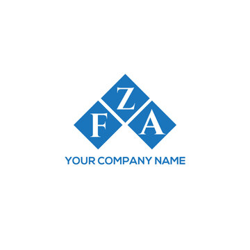 ZFA letter logo design on white background. ZFA creative initials letter logo concept. ZFA letter design.
