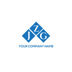 Naklejka premium ZJG letter logo design on white background. ZJG creative initials letter logo concept. ZJG letter design. 