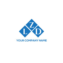 Fototapeta premium ZLD letter logo design on white background. ZLD creative initials letter logo concept. ZLD letter design. 