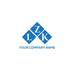 ZLK letter logo design on white background. ZLK creative initials letter logo concept. ZLK letter design.
